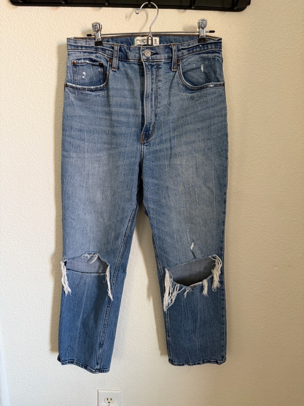 Abercrombie ultra  High-Rise ankle straight Women’s Jeans